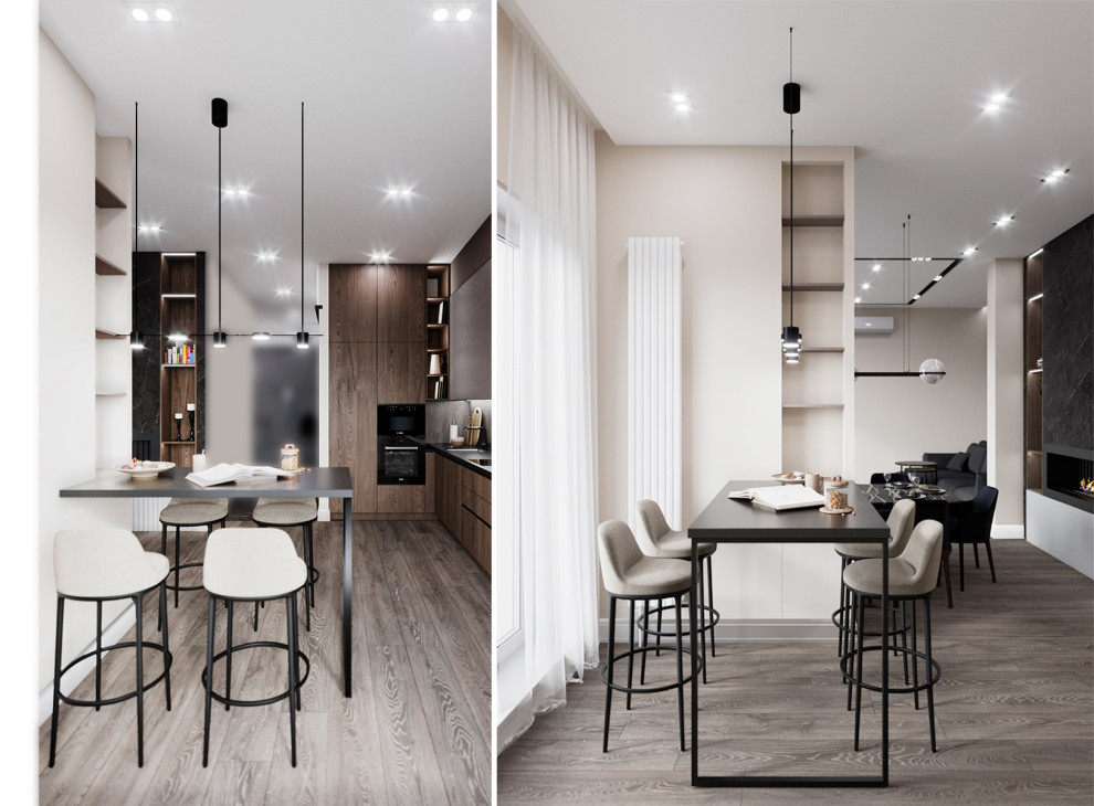 Дизайн-проект квартиры в жк "NOVIN"