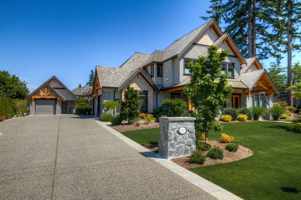 White Rock Home Contemporary Exterior Vancouver by Kettle River