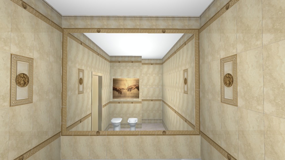 Дизайн классической ванной комнаты