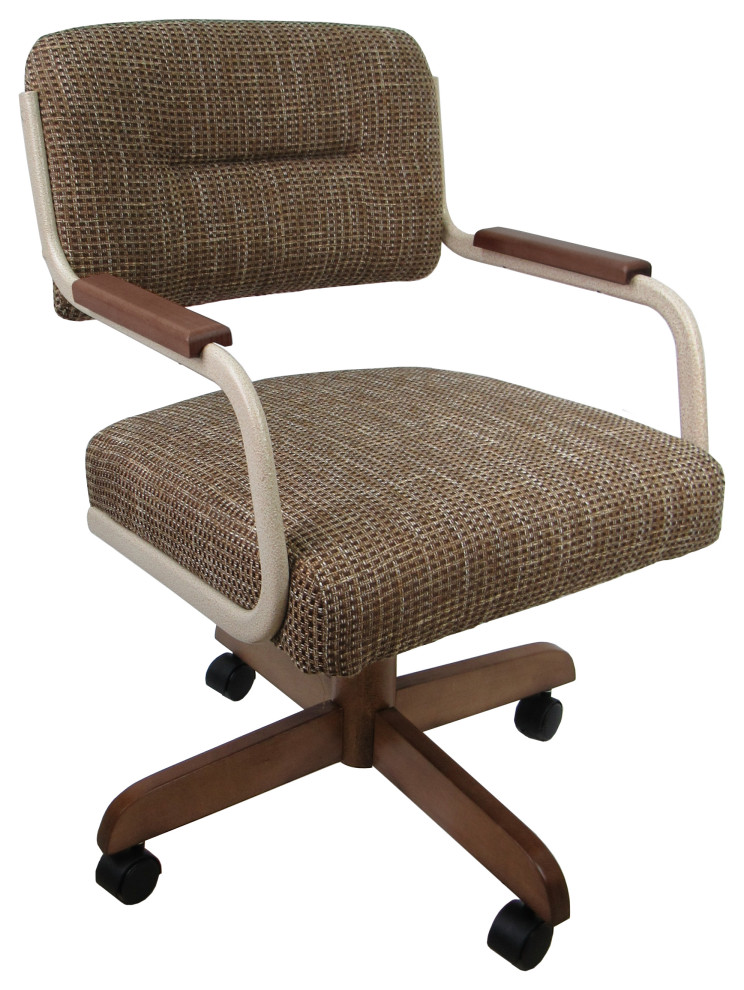 Swivel Tilt Kitchen Caster Chair with Wheels M115 Contemporary