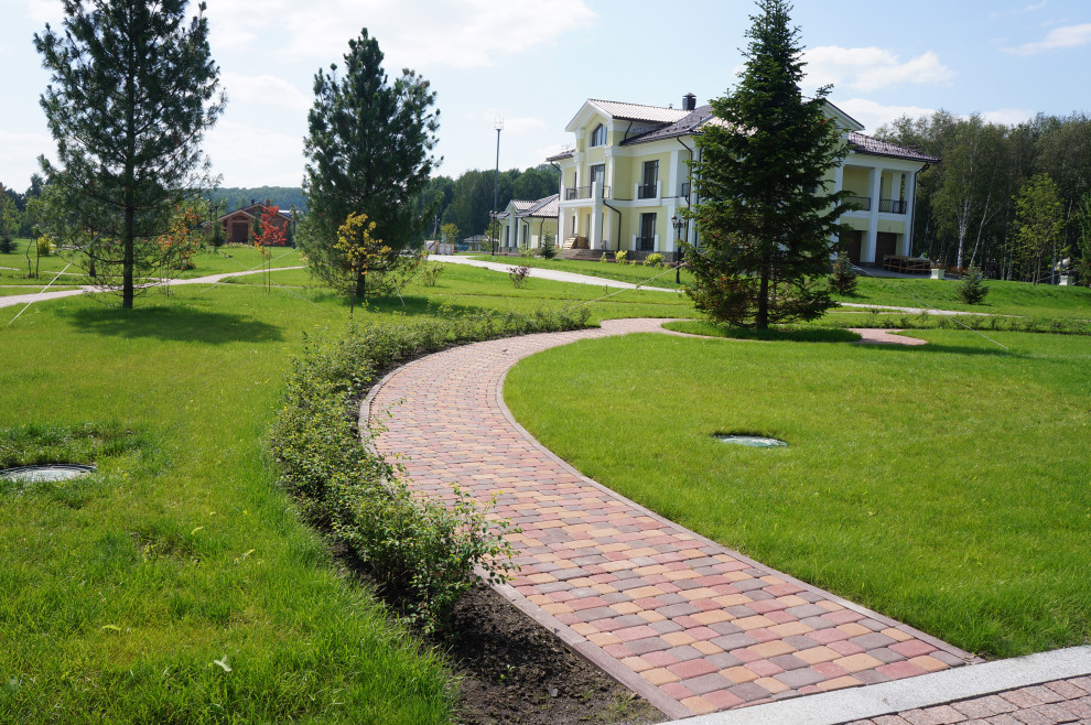 Ландшафтные работы  на частном объекте Георгиевская