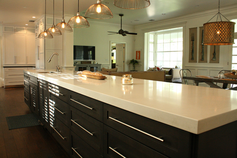 Kitchen - contemporary kitchen idea in Tampa