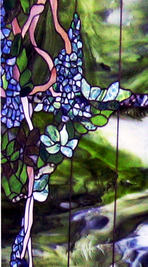Stained Glass partition wall panel