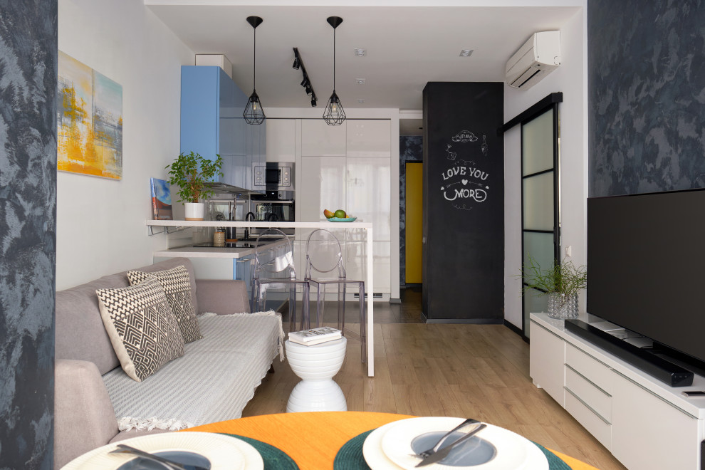 Современный интерьер для молодой семьи.