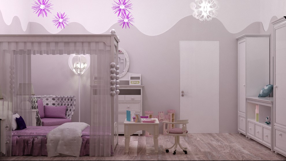 Интерьер коттеджа в Словении (комната дочери)