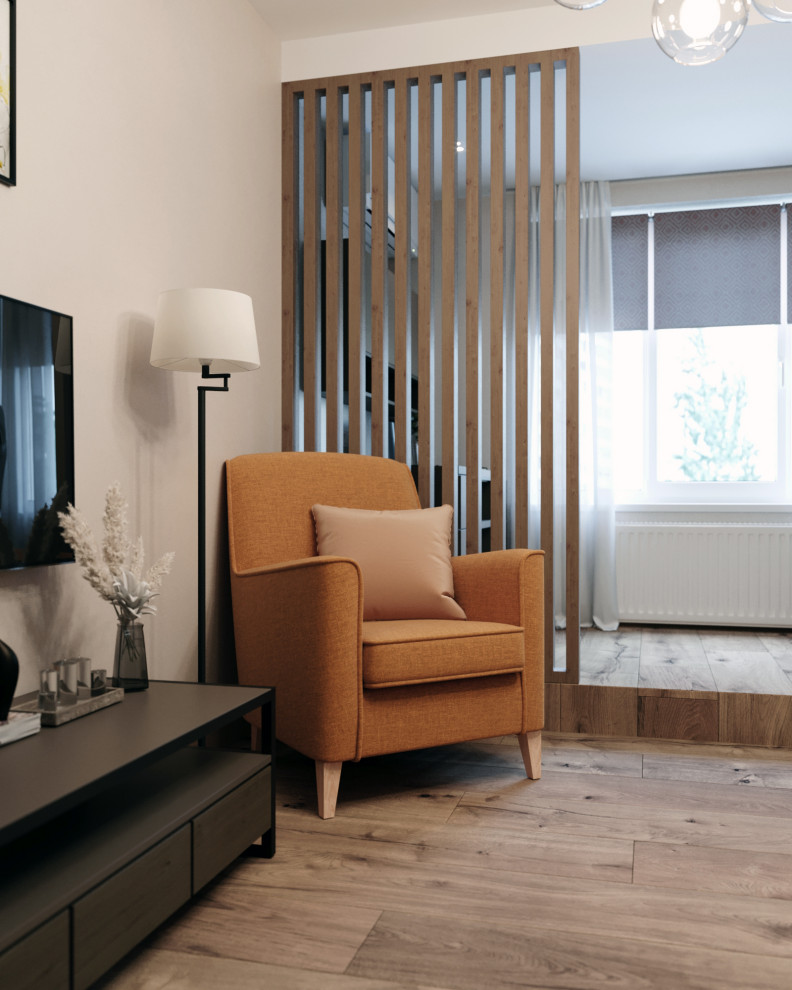 Квартира на Перервинском бульваре (85,25 м2) - СПОНТАННОСТЬ