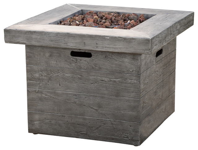 Vermont Outdoor 32 Inch Square Liquid Propane Fire Pit With Lava Vermont Outdoor 32 Inch Square Liquid Propane Fire Pit With Lava Rocks