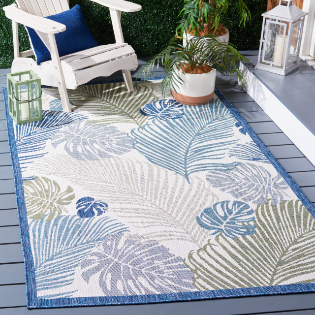 SAFAVIEH Courtyard Collection CY8557 - Tappeto rotondo per