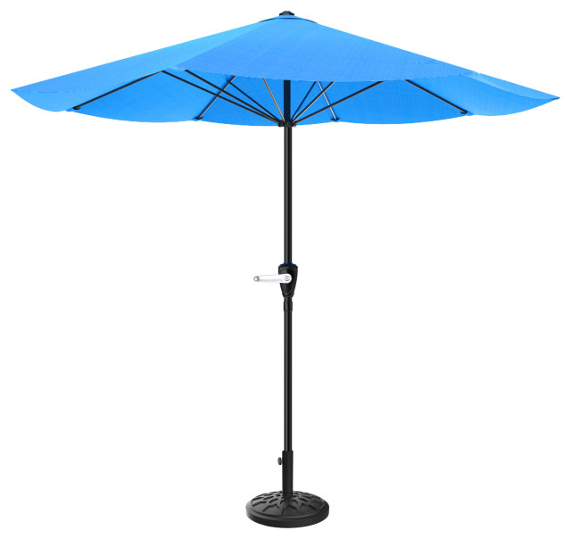 Pure Garden 9' Patio Umbrella Modern Outdoor Umbrellas by