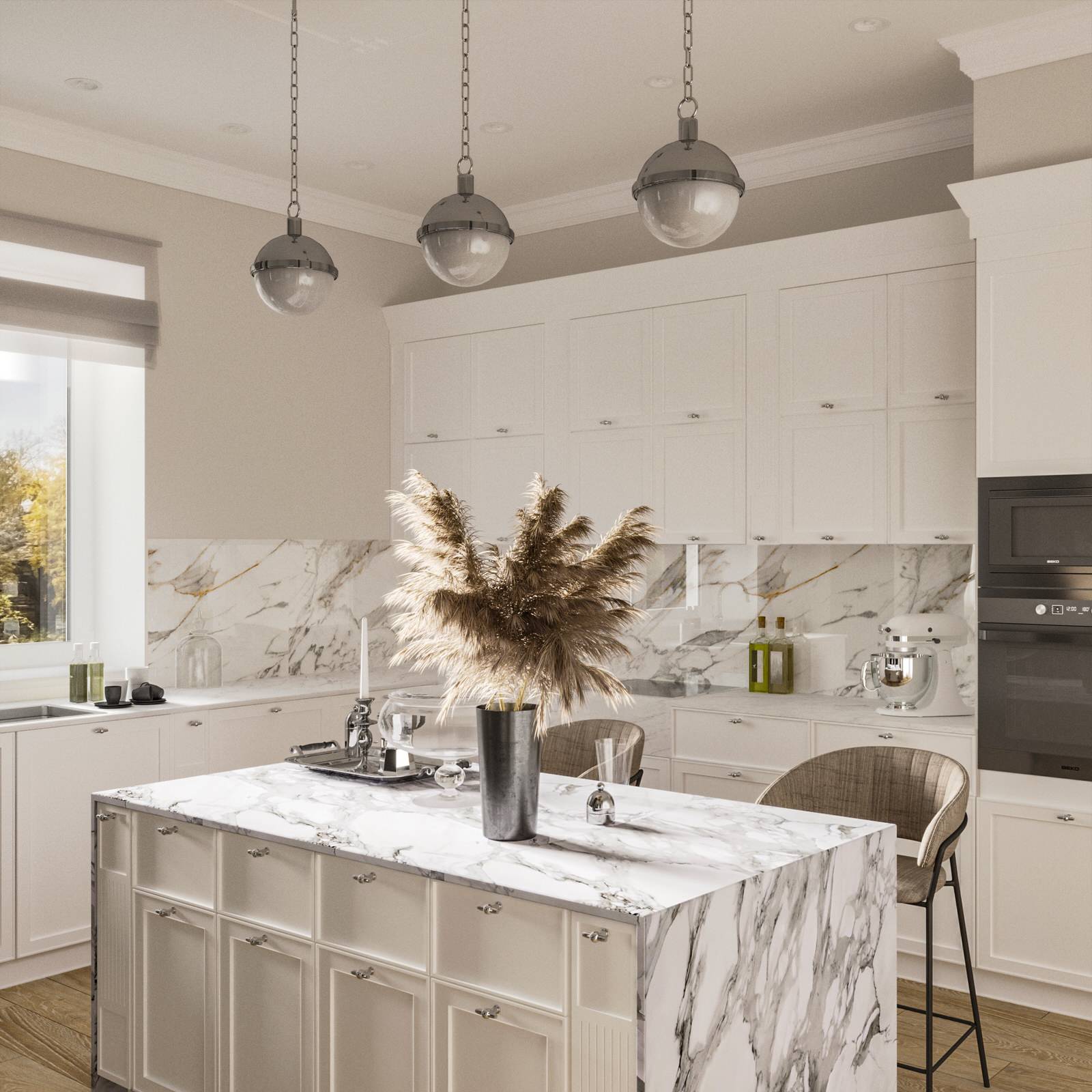 Кухня с окном