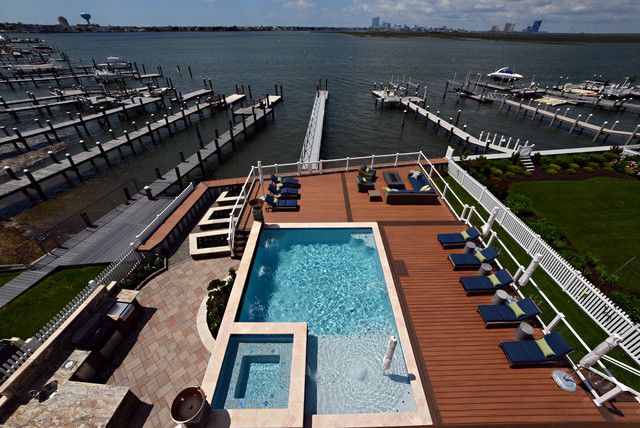 The Mermaid House contemporary-swimming-pool