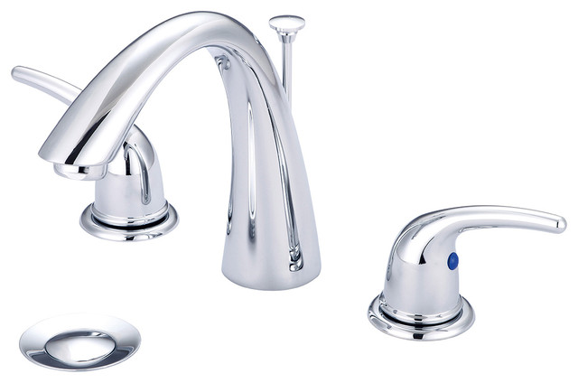 Accent Two Handle Widespread Bathroom Faucet, Polished Chrome