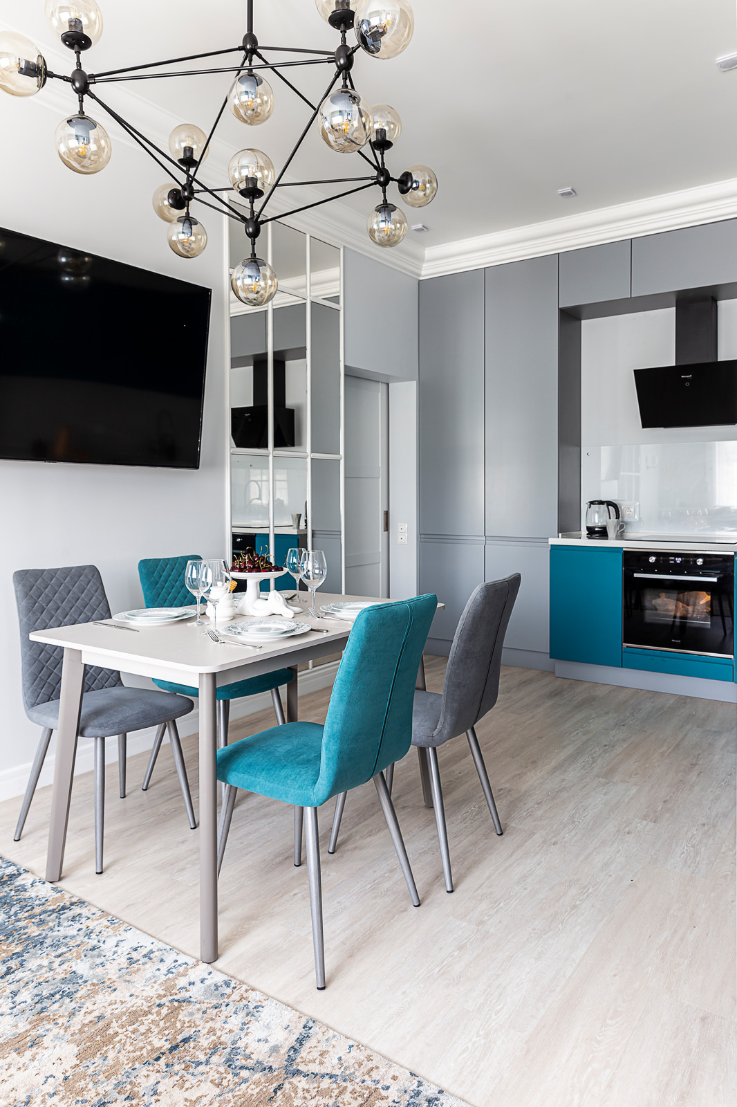 Реализованный проект трехкомнатной квартиры в жк "Рублевское предместье"