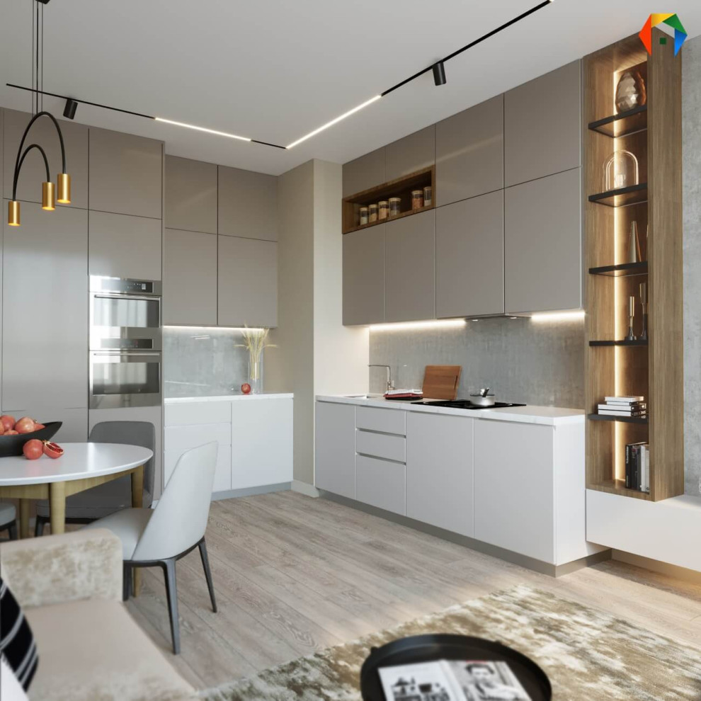 Серебрякова. Дизайн проект 2-х комнатной квартиры в новостройке