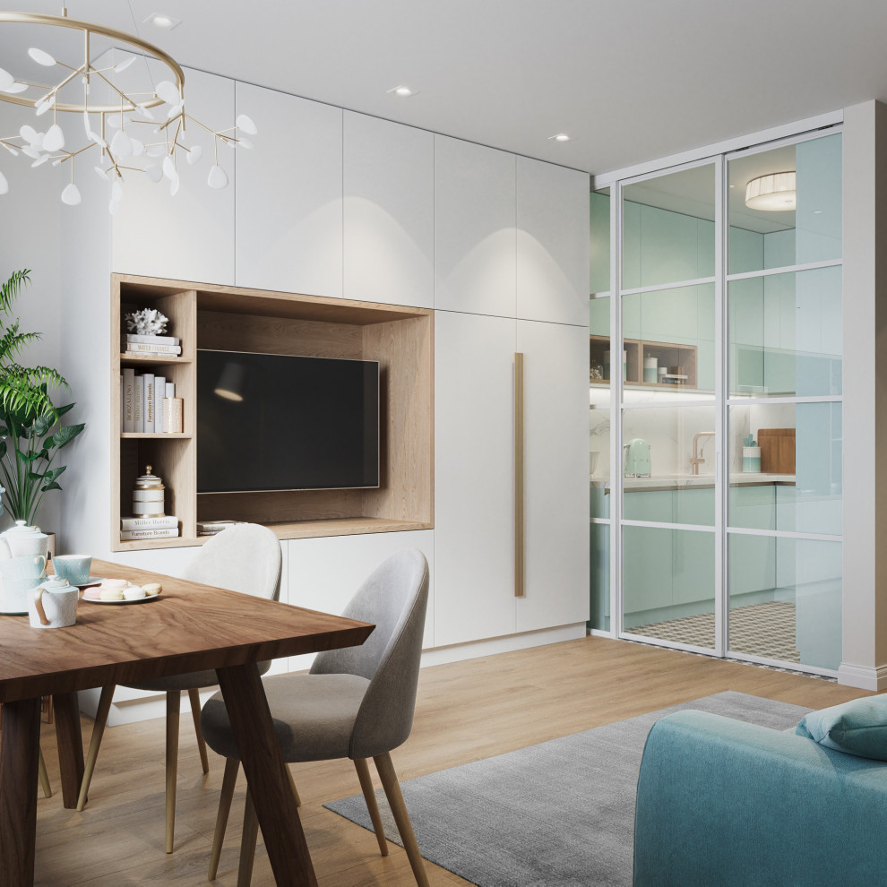 Гостиная. Вид на кухню