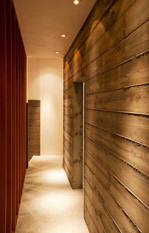 Inspiration for a contemporary hallway in Santa Barbara.
