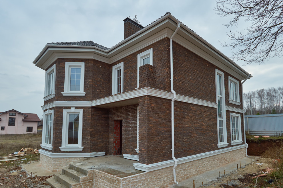 Дом в английском стиле. 290 м^2 г.Казань деревня Зимняя Горка.