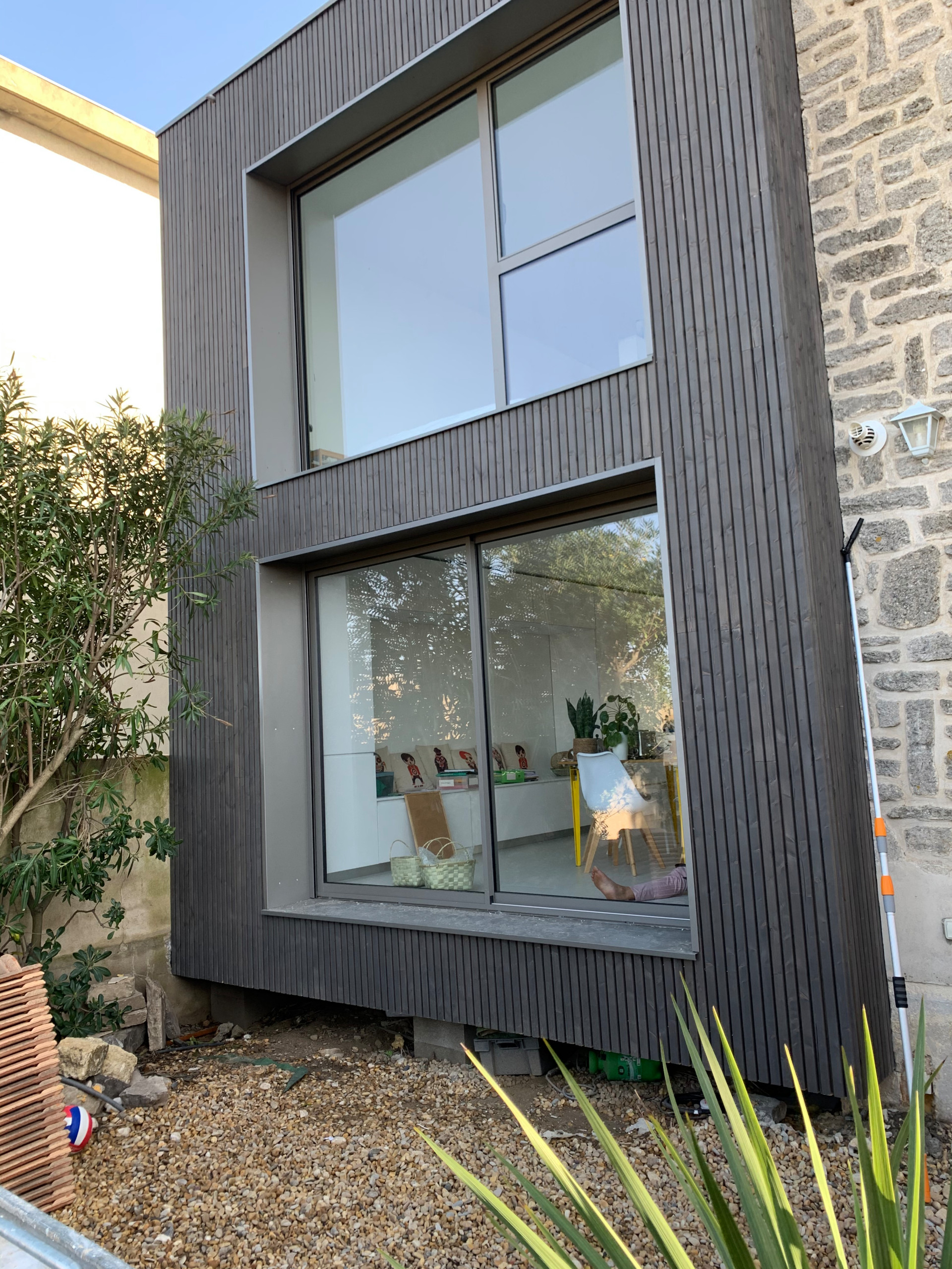 Extension en bord de plage