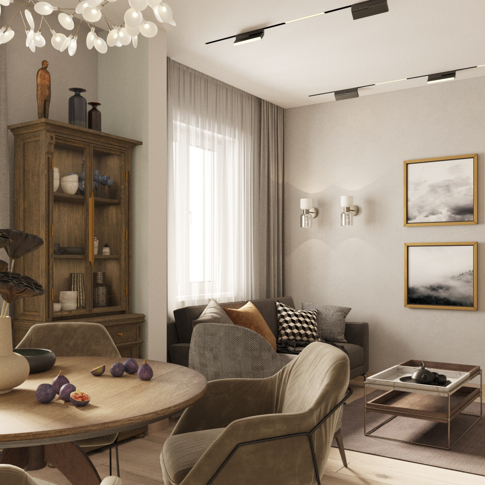 КВАРТИРА В СВЕТЛЫХ ТОНАХ