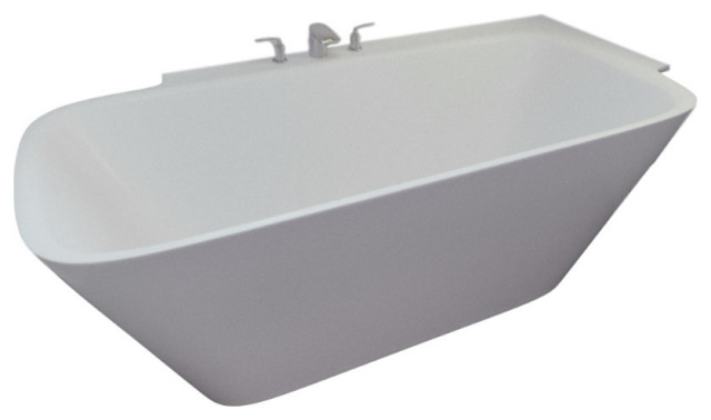 Aquatica Arabella Left Corner Solid Surface Bathtub