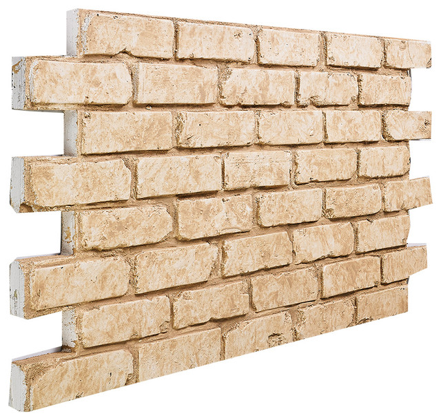 Fauxsone Chicago Brick Wall Panel Almond Traditional Siding Fauxsone Chicago Brick Wall Panel Almond