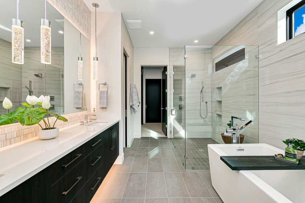 Lakemoor Eagle, ID Minimalistisch Badezimmer Boise von Bench