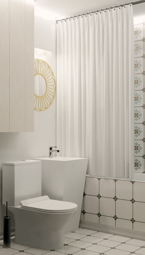 Однокомнатная квартира с элементами ретро.