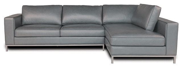 Manhattan Loft Handmade Leather Sectional Sofa Contemporary Manhattan Loft Handmade Leather Sectional Sofa