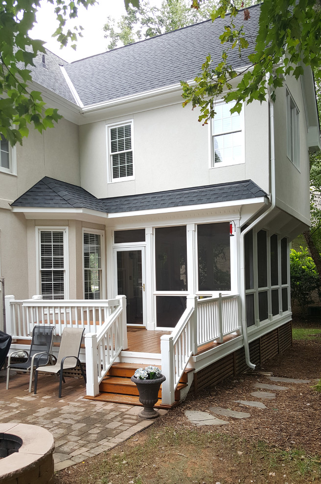 Example of a large transitional deck design