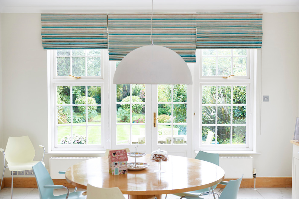 Design ideas for a classic dining room in London.