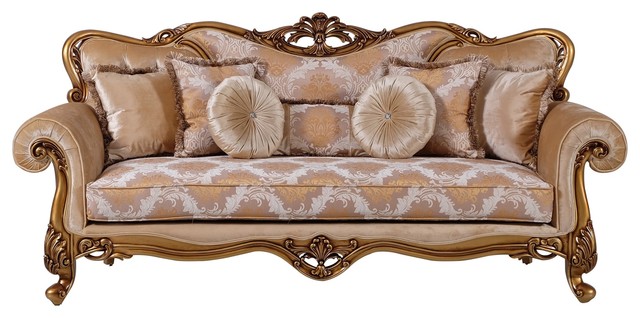 Cleopatra Luxury Victorian Sofa, White Leather Victorian Sofa