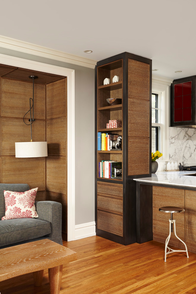 Transitional kitchen photo in Minneapolis