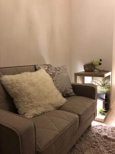 インテリアコーディネート shabby-chic-style-wohnbereich