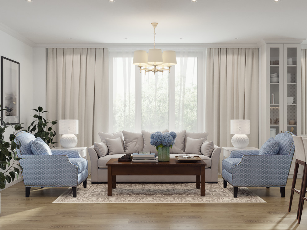 Проект трекхомнатной квартиры в г.Сургуте