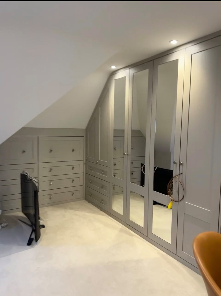 Bespoke Loft cabinets and office table