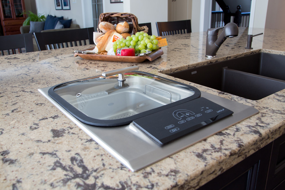 Inspiration for a transitional kitchen remodel in Toronto