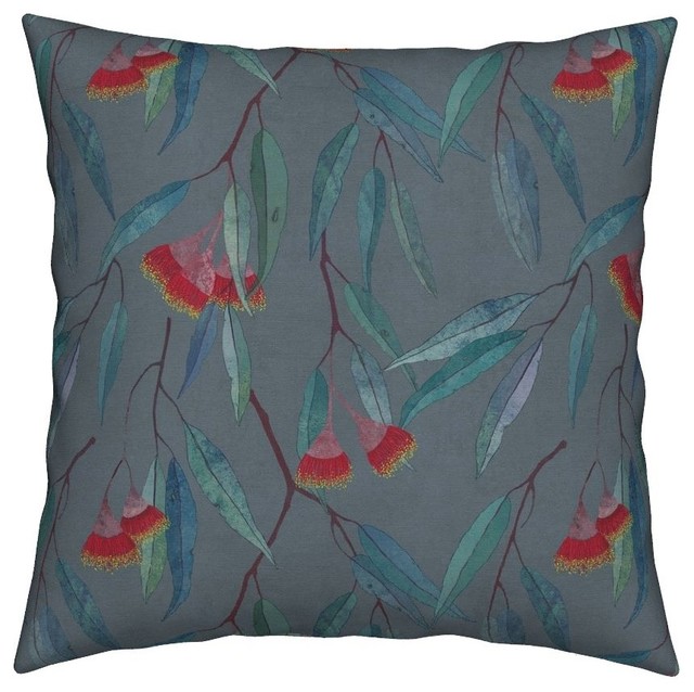 Eucalyptus Eucalyptus Leaves Eucalyptus Throw Pillow Contemporary