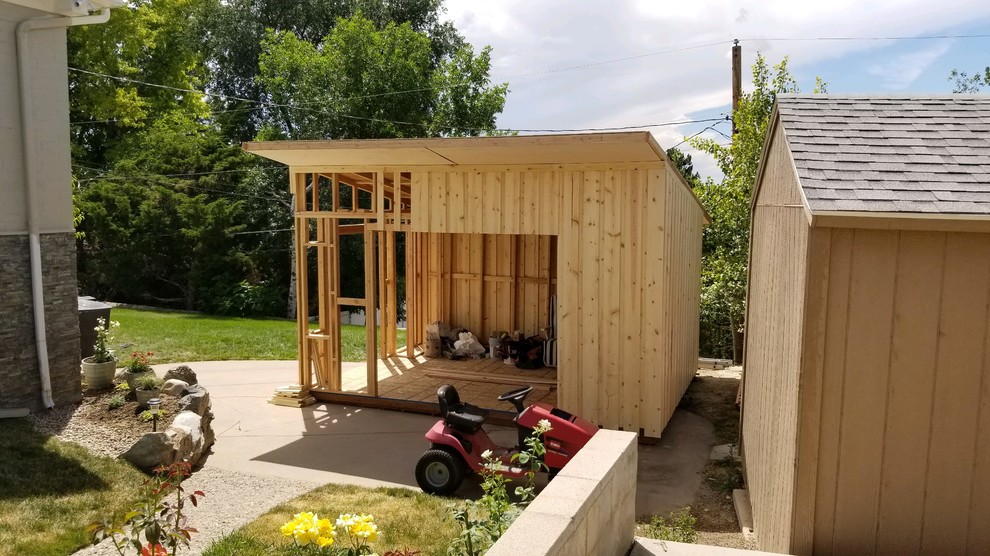 Large traditional shed and granny flat in Salt Lake City.