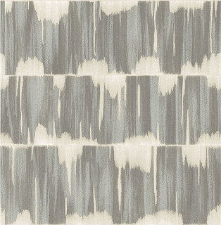 Serendipity Blue Shibori Wallpaper - Contemporary - Wallpaper - by