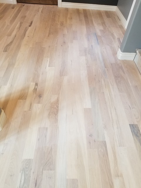 Refinish Southern White Oak Floor With Country White Stain