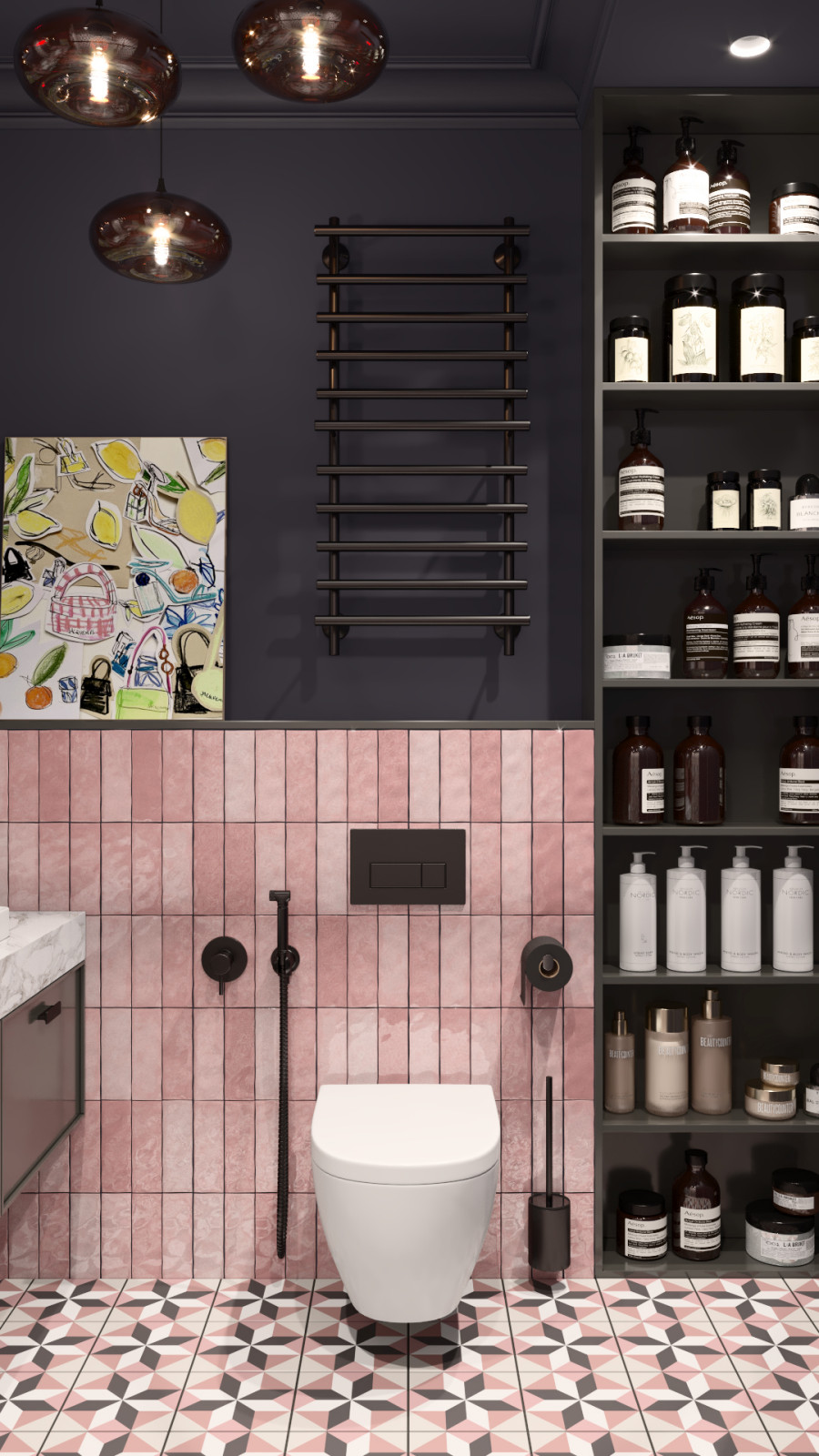 ДИЗАЙН-ПРОЕКТ МАЛЕНЬКОЙ КВАРТИРЫ В СТИЛЕ КИТЧ