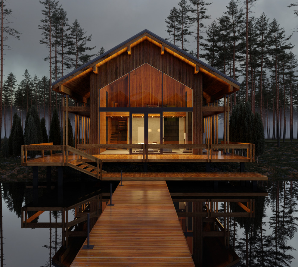 Гостевой дом Cabin 02 на берегу озера