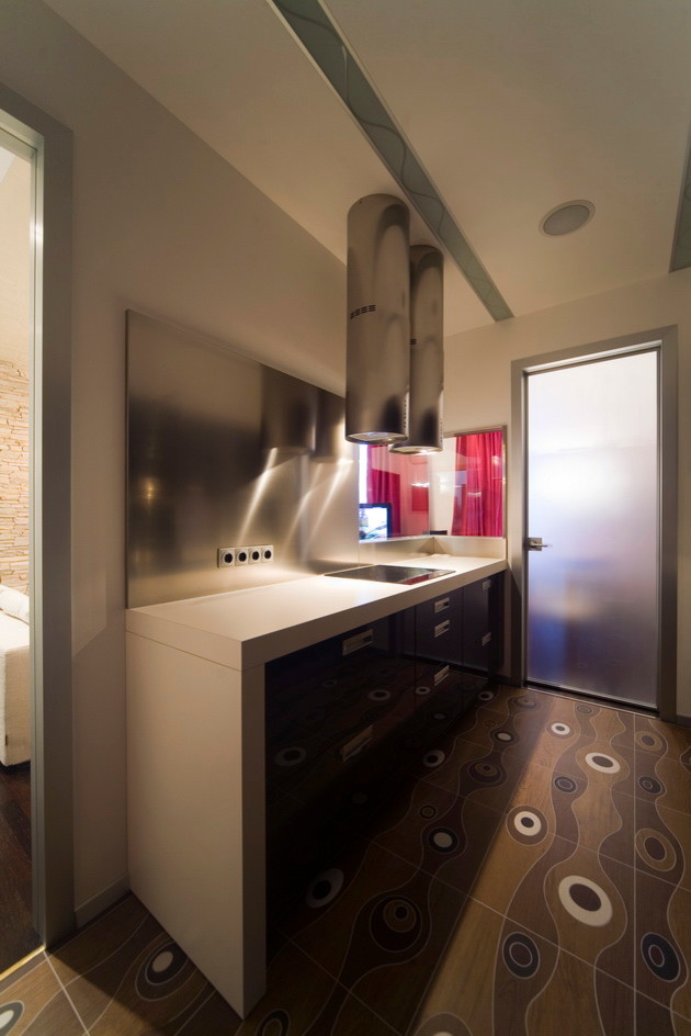 Жилая квартира. г. Киев. "Игра контрастов"