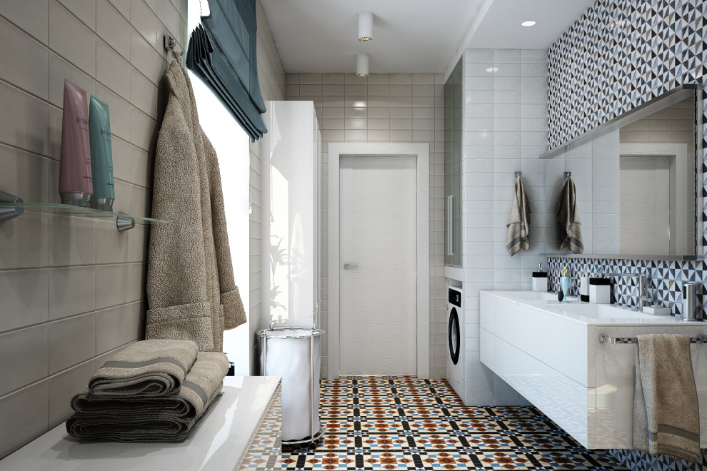 Дом для молодой пары.Ванная комната