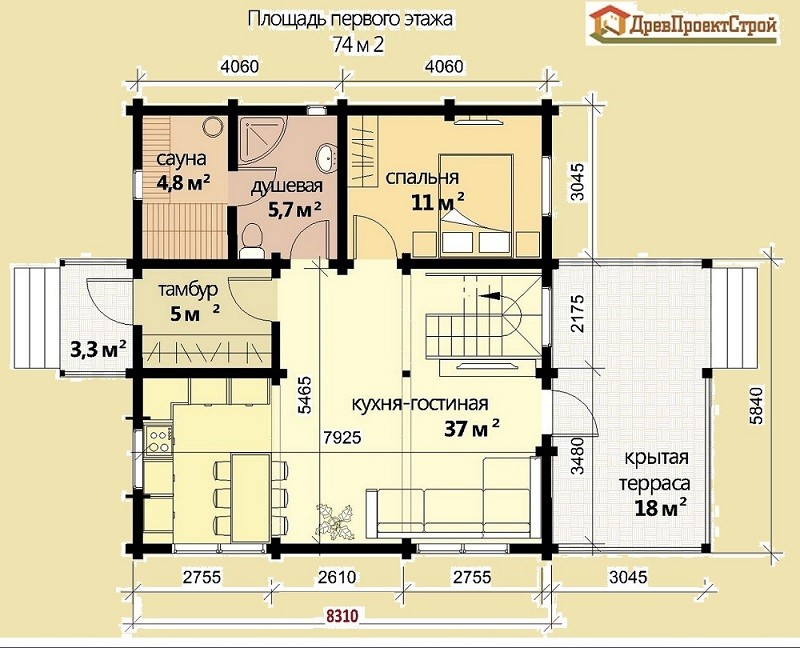 Проект дома № 69