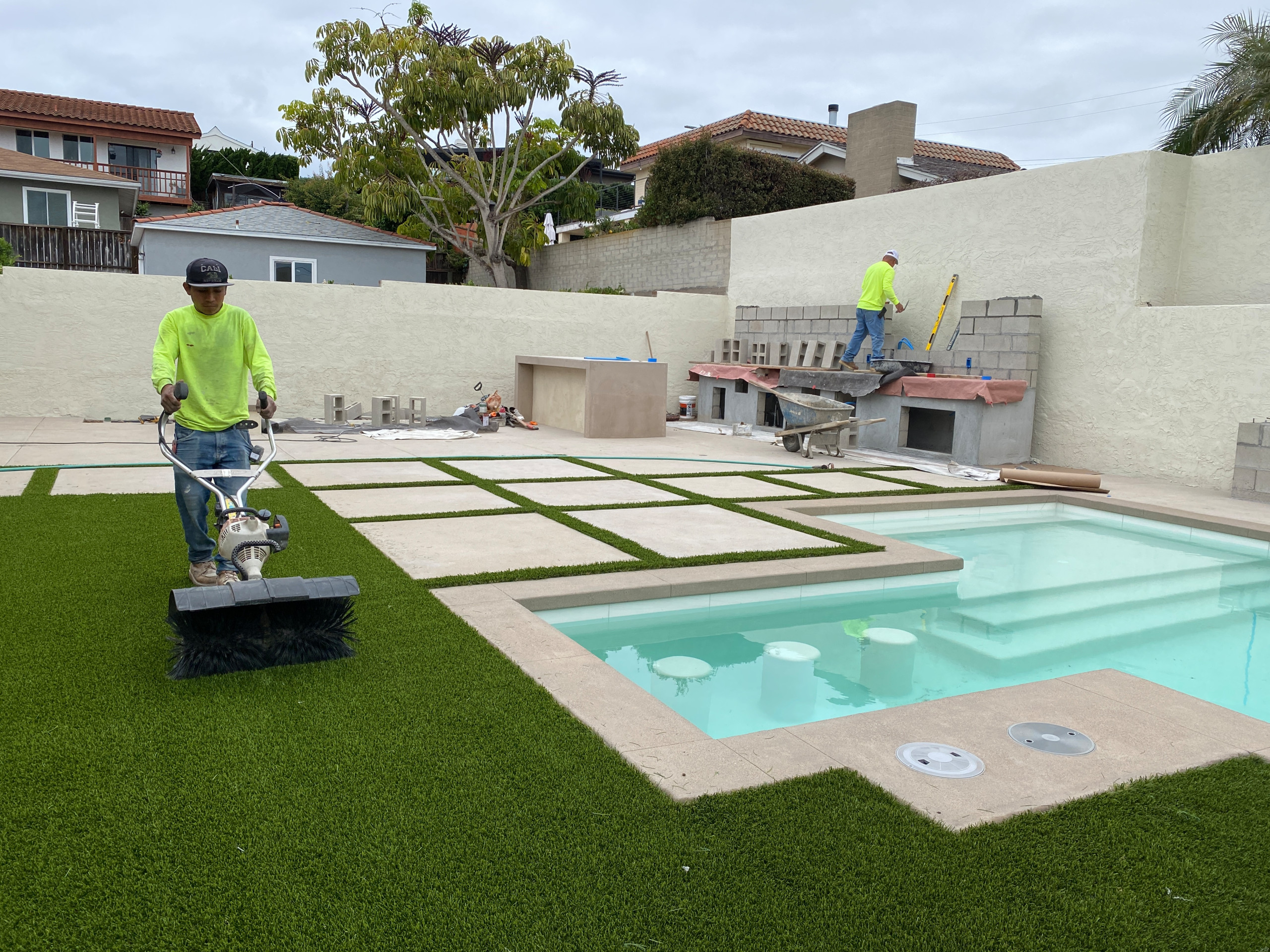 Installing Artificial Turf in Point Loma