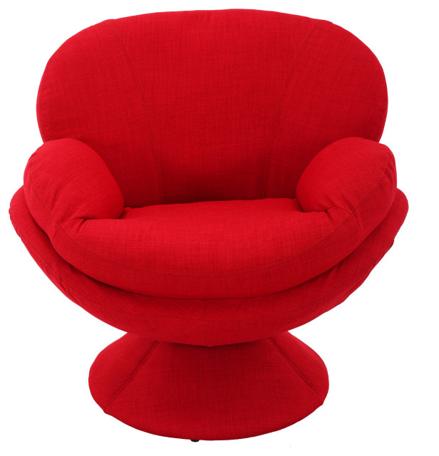 Mac Motion Relax R Relax-R Port Leisure Accent Chair, Red Fabric - Contemporary ...