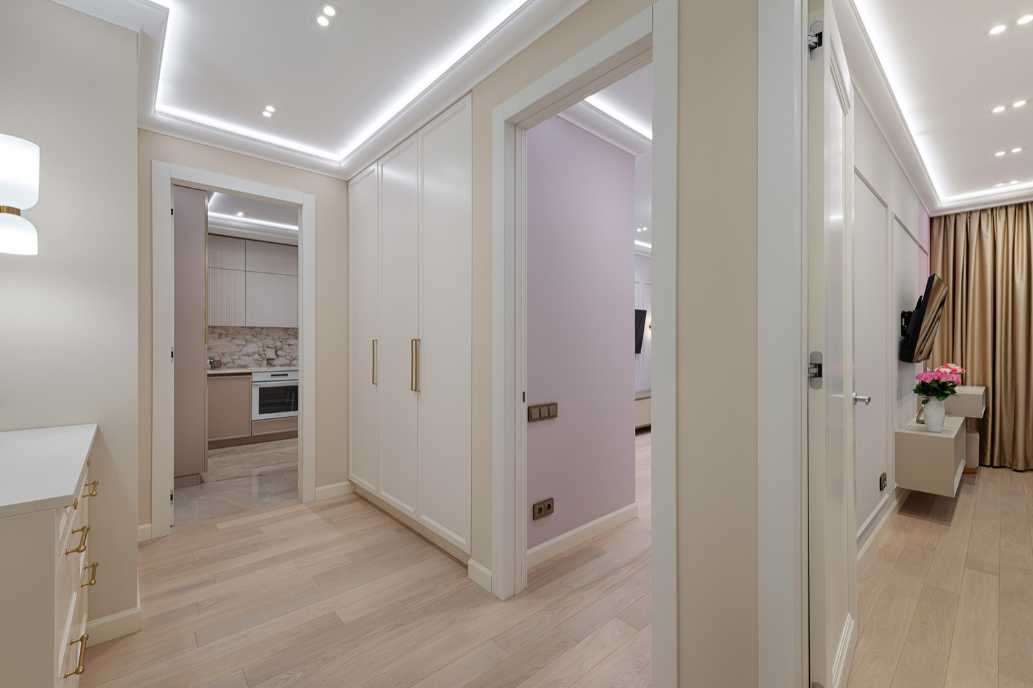 Фотосъемка интерьера 2-комнатной квартиры для портфолио строительной фирмы