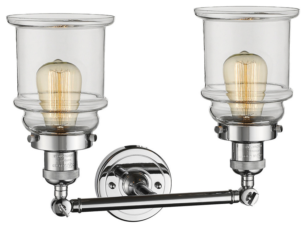 Innovations Canton 2-Light Bathroom Fixture, Polished Chrome ...