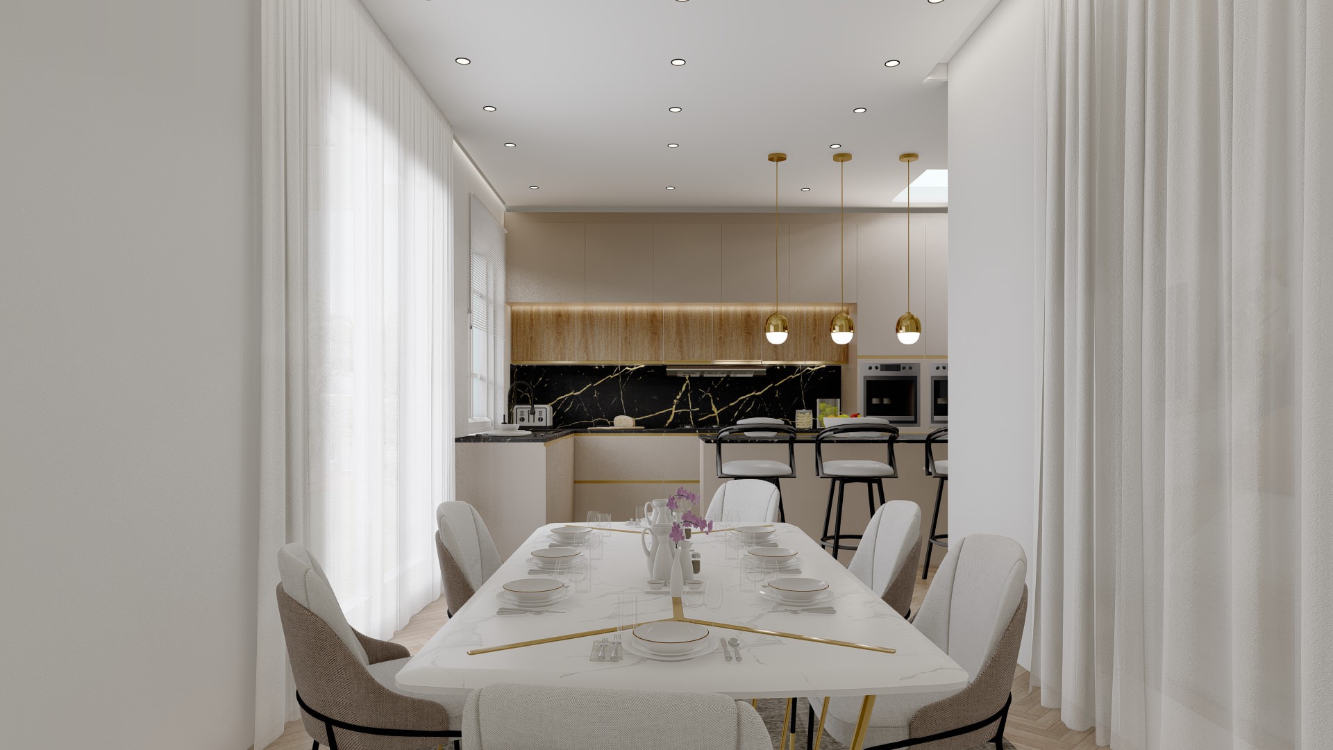 Modern Kitchen Remodel in Harrow